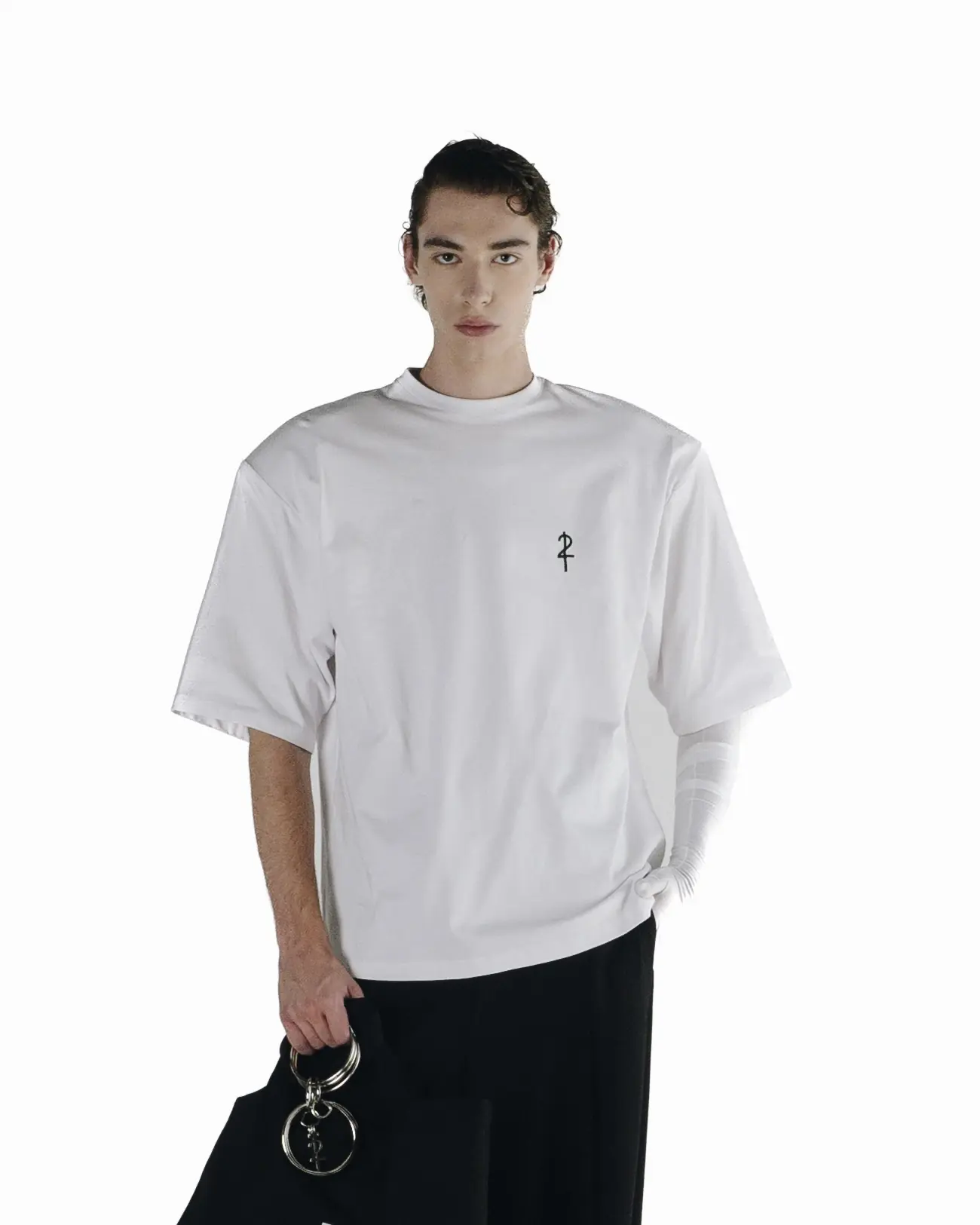 2I Oversized Shoulder Pad T-Shirt