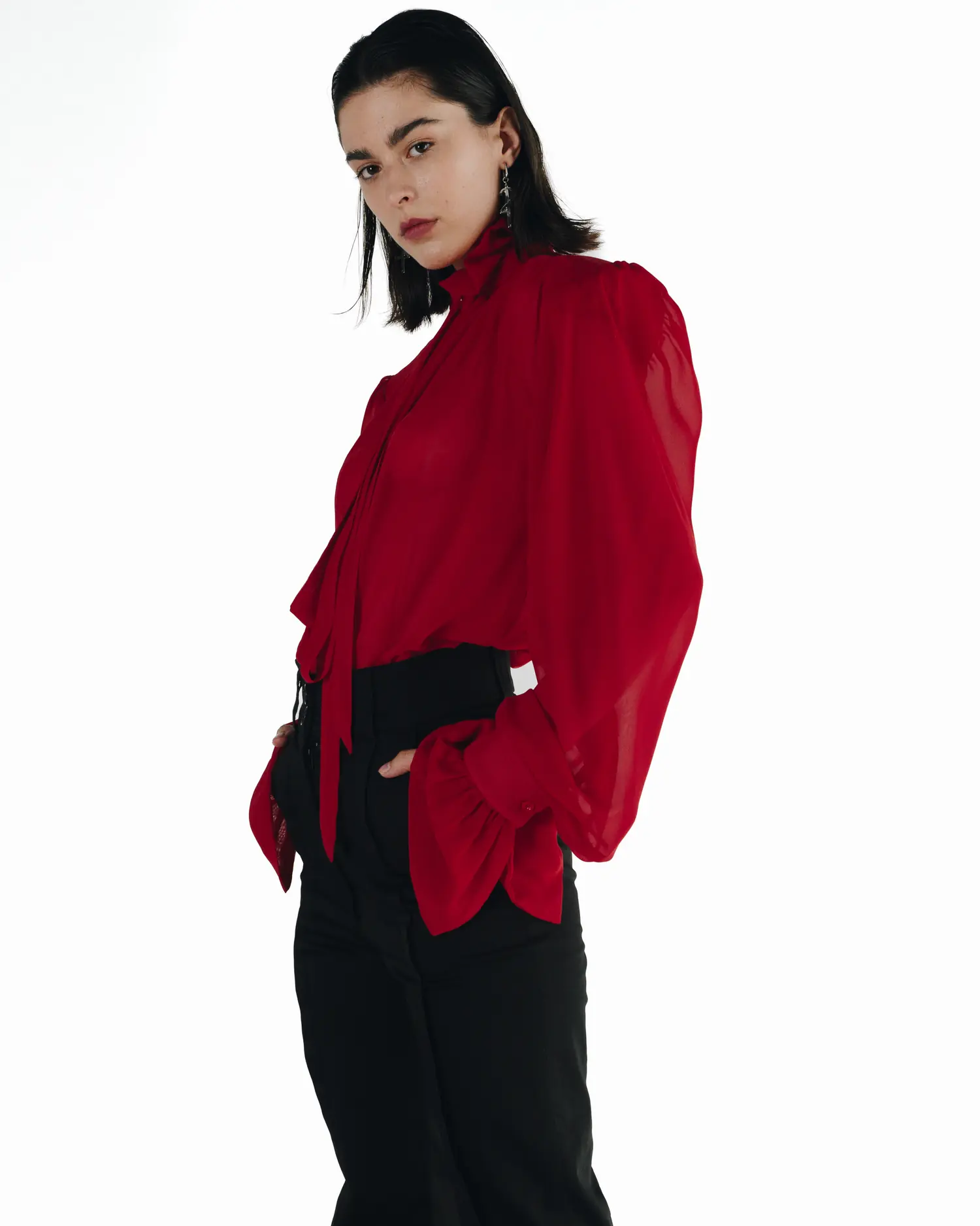 2I Statement Shirt — Rubin crvena