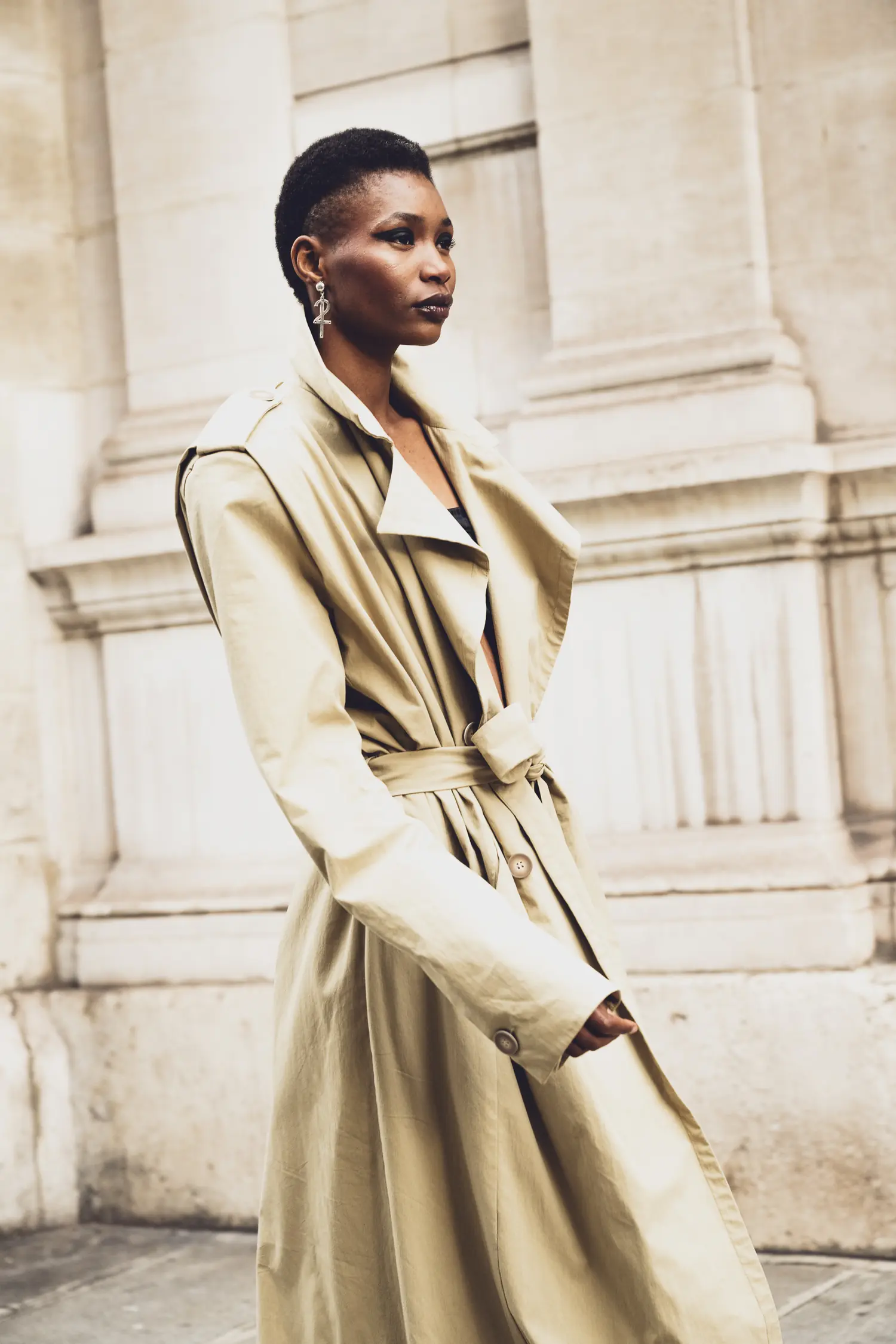 French Trench Coat — Beige