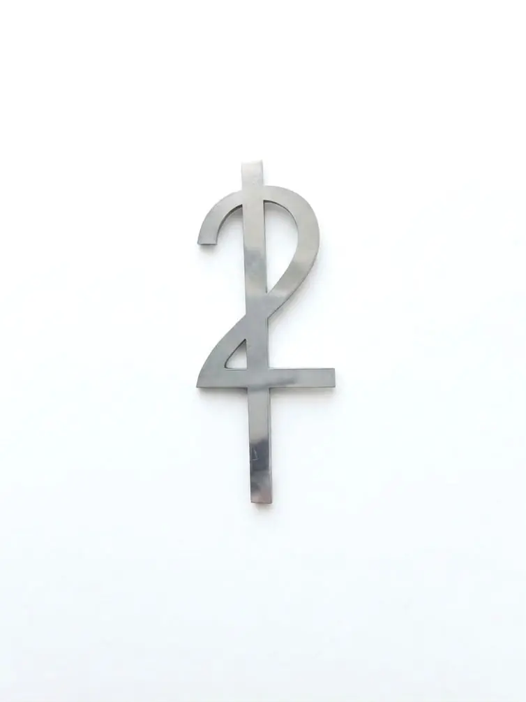 Logo Belt Buckle — Silver