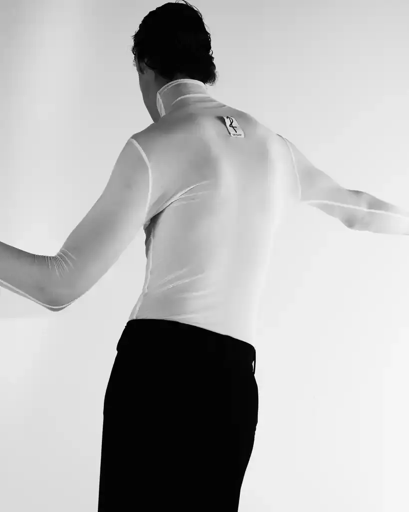 Long Sleeve Sheer Top