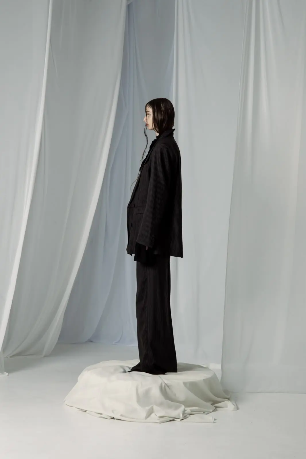 Photo 4 of 11 — Opera Oversized Striped Blazer
