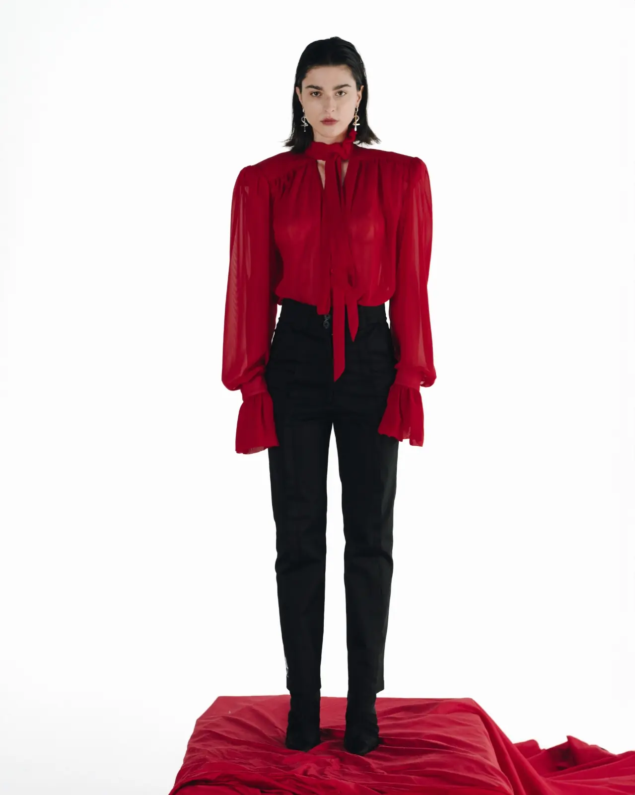 Slim Trousers — Black